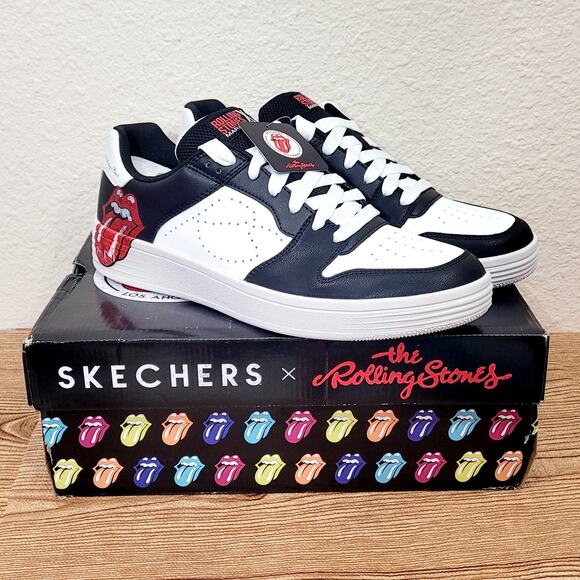 Skechers Rolling Stones Mark Nason 10.5 Mens Shoes B/W Palmilla RS Marquee NIB - Picture 1 of 8